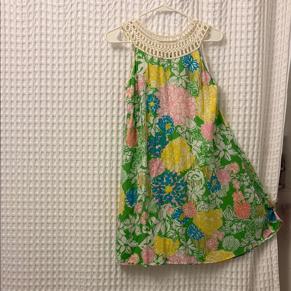 $60 Lily Pulitzer dress with gorgeous lattice neckline